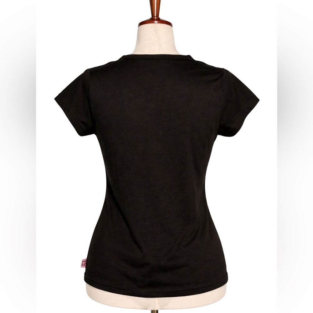 Dangerfield Trompe L'oiel blouse tshirt. S - Picture 2 of 4